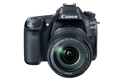 Canon EOS 80D DSLR Digitalkamera inkl. EF-S 18-135mm F3.5-5.6 is